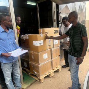 Receiving and despatching drugs from our donor Pholips pharmaceuticals U ltd